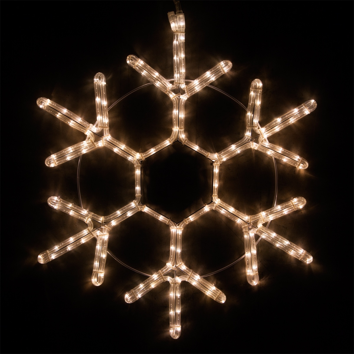 Snowflakes & Stars 12" LED 18 Point Snowflake, Warm White