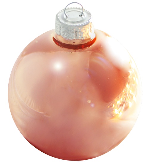 baby pink glass ball christmas ornament baby pink glass ball christmas ornament