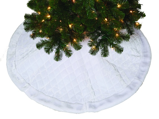 tree skirts 48 quot white quilted tree skirt tree skirts 48 quot white quilted tree skirt