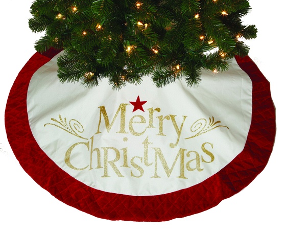 48 quot ivory quot merry christmas quot tree skirt 48 quot ivory quot merry christmas quot tree skirt