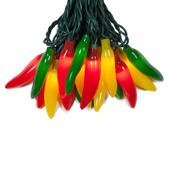 novelty lights chili pepper light set 35 multicolor lights novelty lights chili pepper light set 35 multicolor lights
