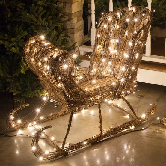 outdoor christmas decorations 35 quot grapevine sleigh led outdoor christmas decorations 35 quot grapevine sleigh led