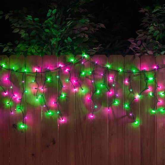 christmas icicle light 150 mini purple green icicle christmas icicle light 150 mini purple green icicle