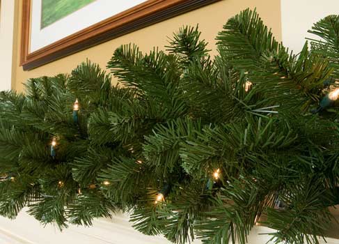 lighted christmas garland sequoia fir prelit commercial lighted christmas garland sequoia fir prelit commercial