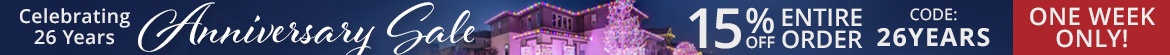 26 Year Anniversary Christmas Lights Sale