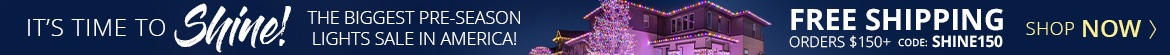 Christmas Lights Pre-Season Sale