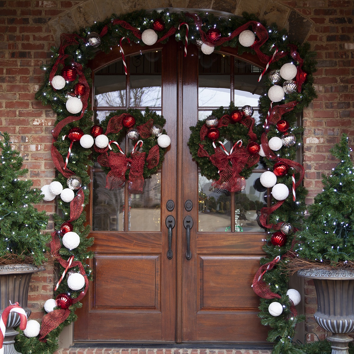 diy christmas door decor