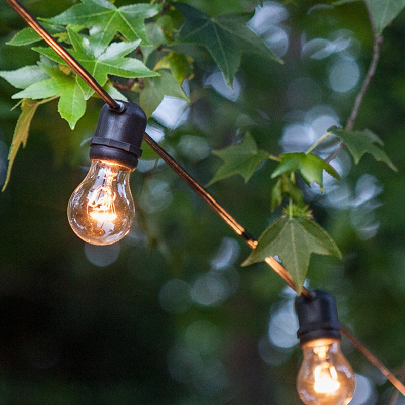 Small bulb deals outdoor string lights