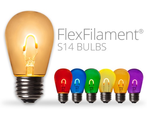 FlexFilament® Vintage LED Light Bulbs