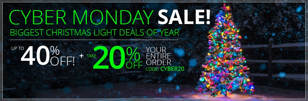 Cyber Monday Christmas Light Sale