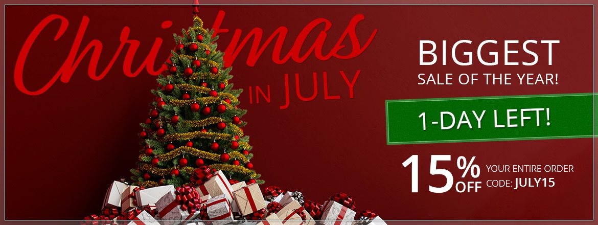 Christmas In July Sale Weekend Sale Extended!