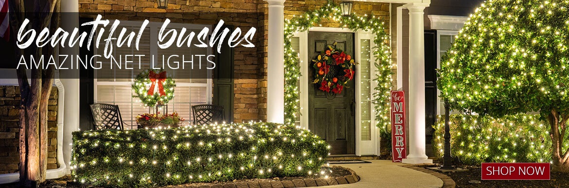 Net Lights Christmas Lights for Bushes