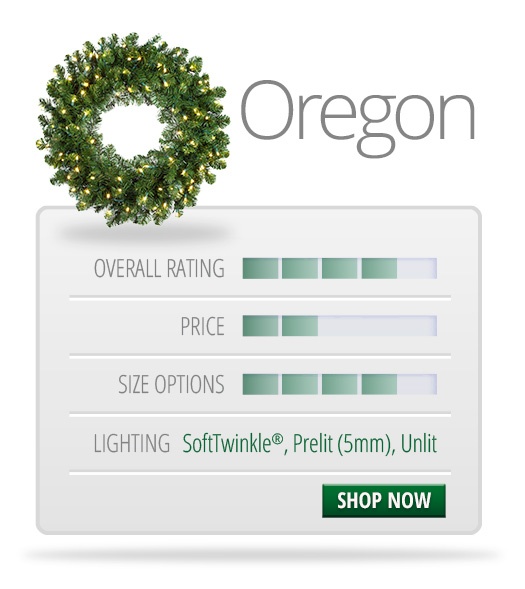 Oregon Fir Commercial Christmas Wreath