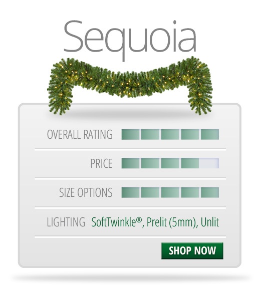 Sequoia Commercial Christmas Garland