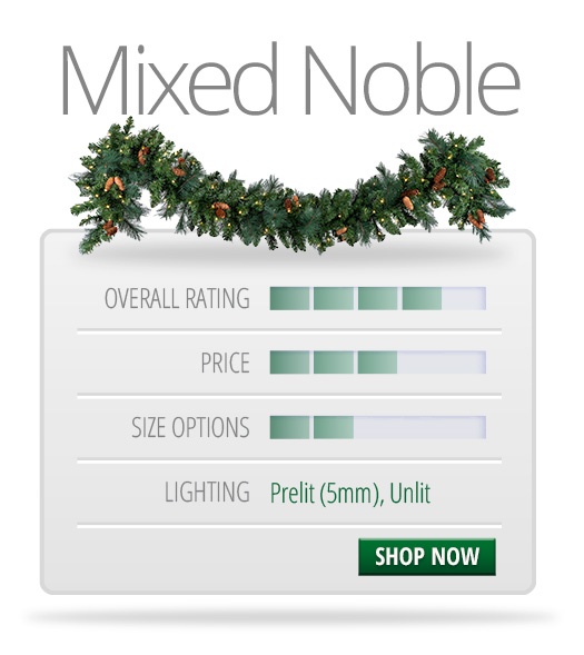 Mixed Noble Christmas Garland