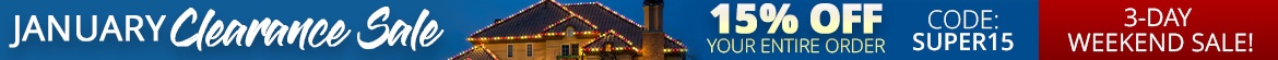 January Christmas Lights Clearance