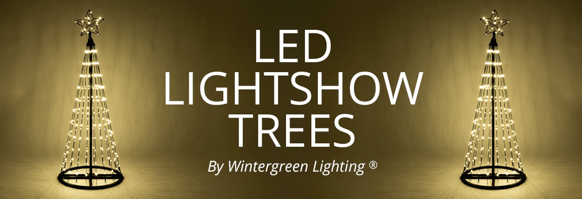 LED Light Show Outdoor Christmas Tree Header