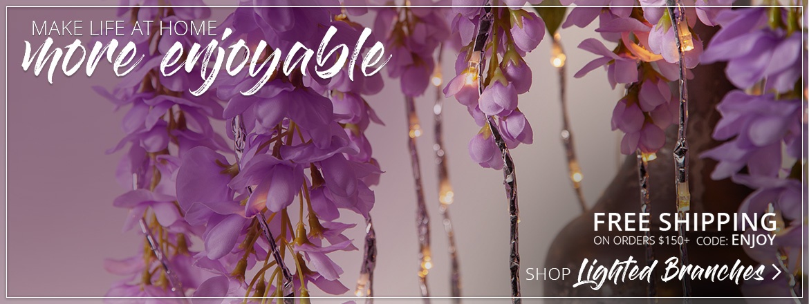 lighted branches