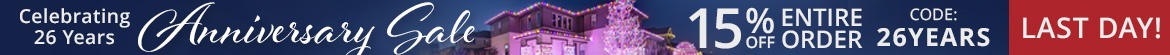 26 Year Anniversary Christmas Lights Sale