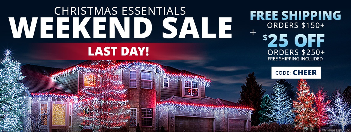 Christmas Essentials Weekend Sale last day
