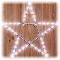 folding star Christmas lights