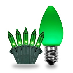 Green Christmas Lights