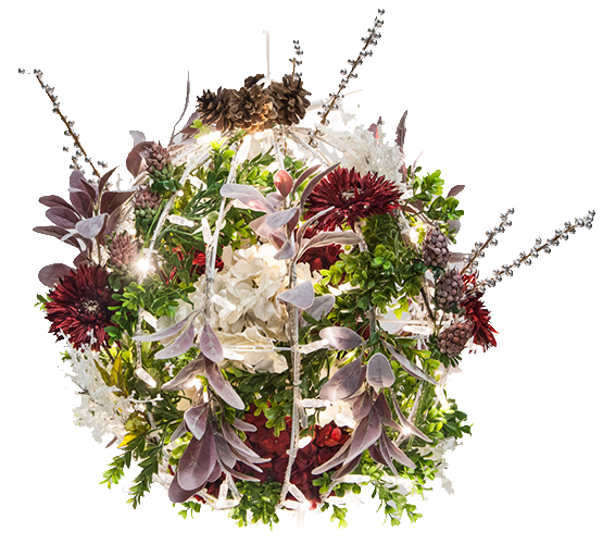 Christmas Flower Light Ball