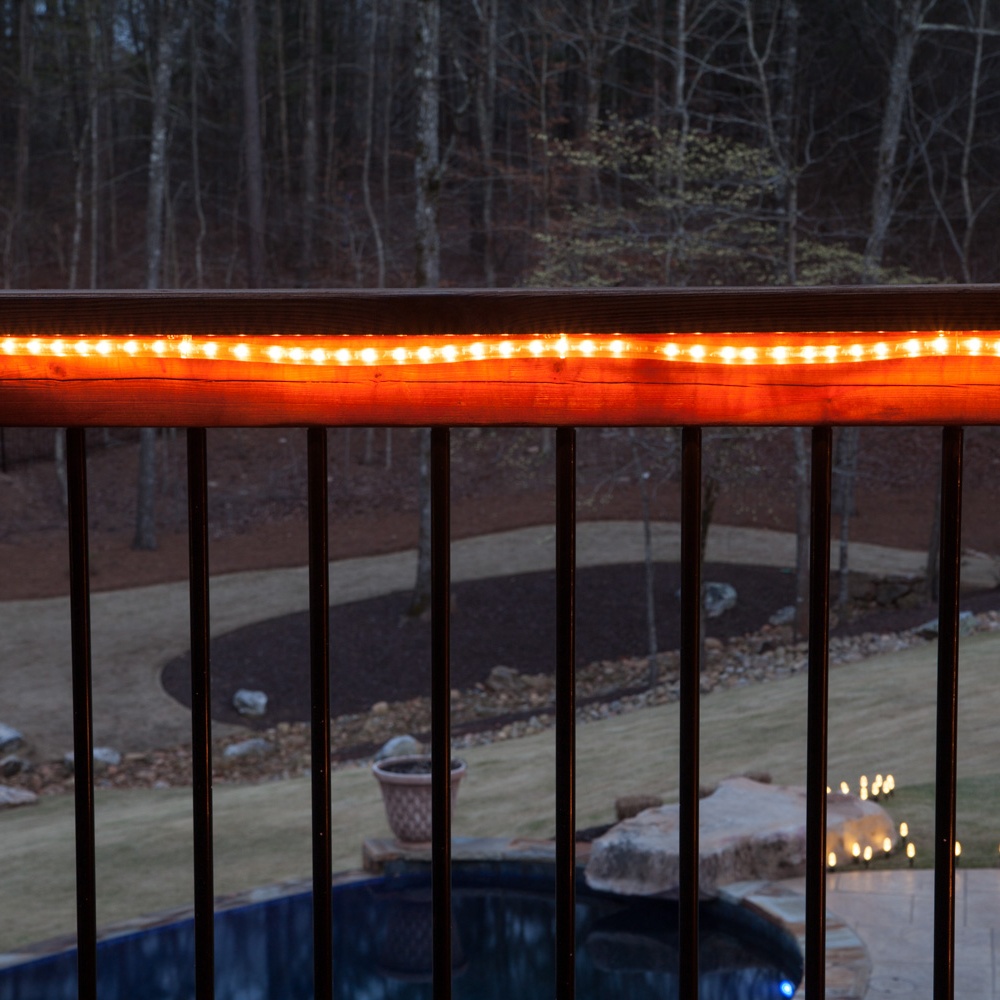 Deck Lighting with Rope Light