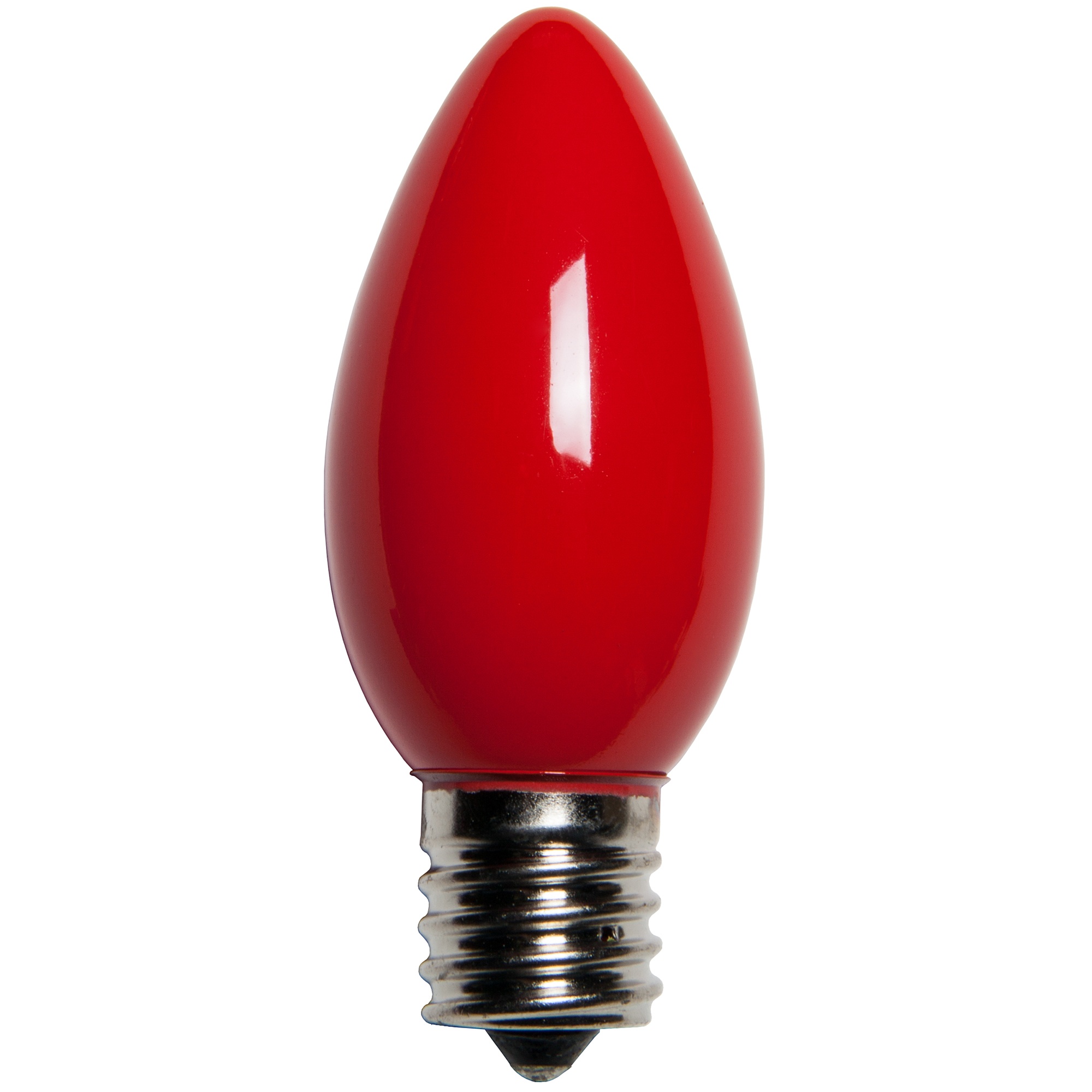 C9 Christmas Light Bulb C9 Red Christmas Light Bulbs, Opaque