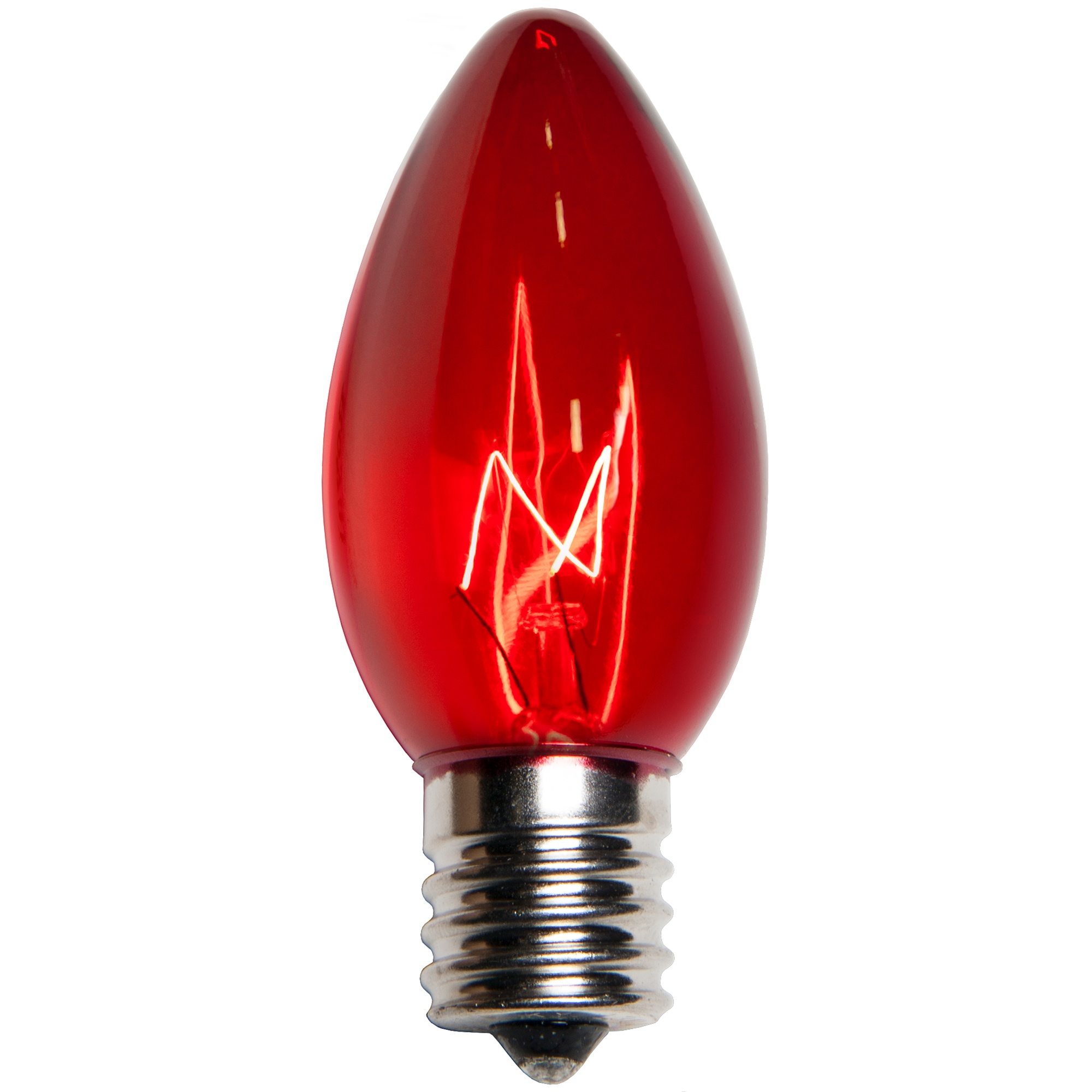 C9 Christmas Light Bulb C9 Red Christmas Light Bulbs, Transparent