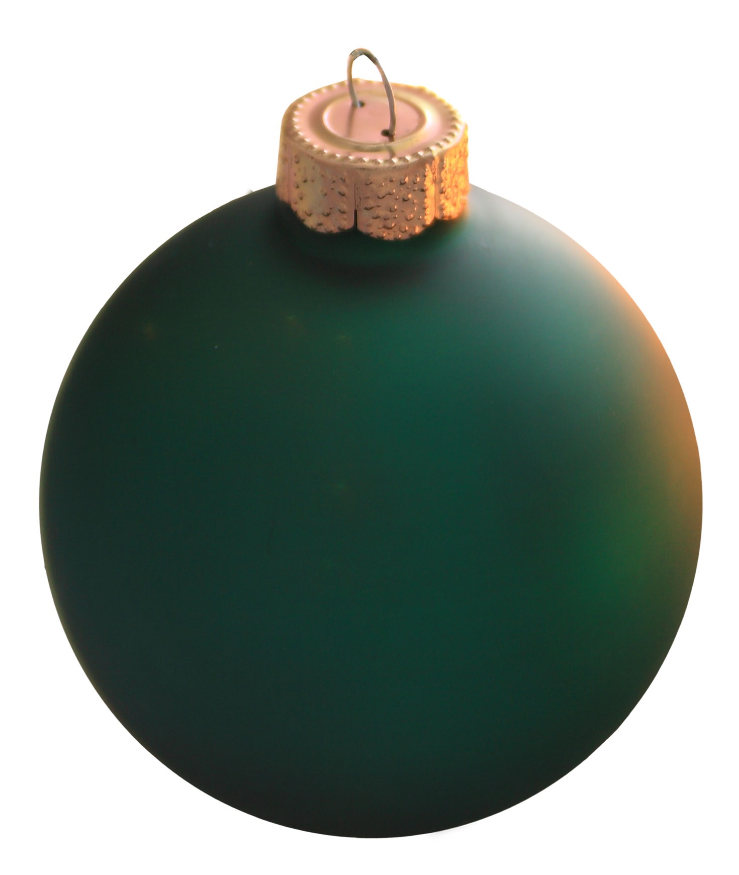 Emerald Glass Ball Christmas Ornament