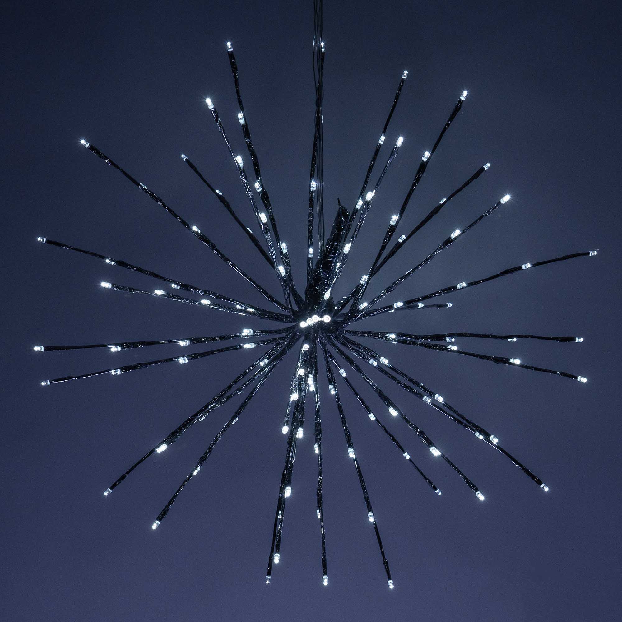 Silver SuperNova Starburst Lighted Branches with Pure White LED Lights ...
