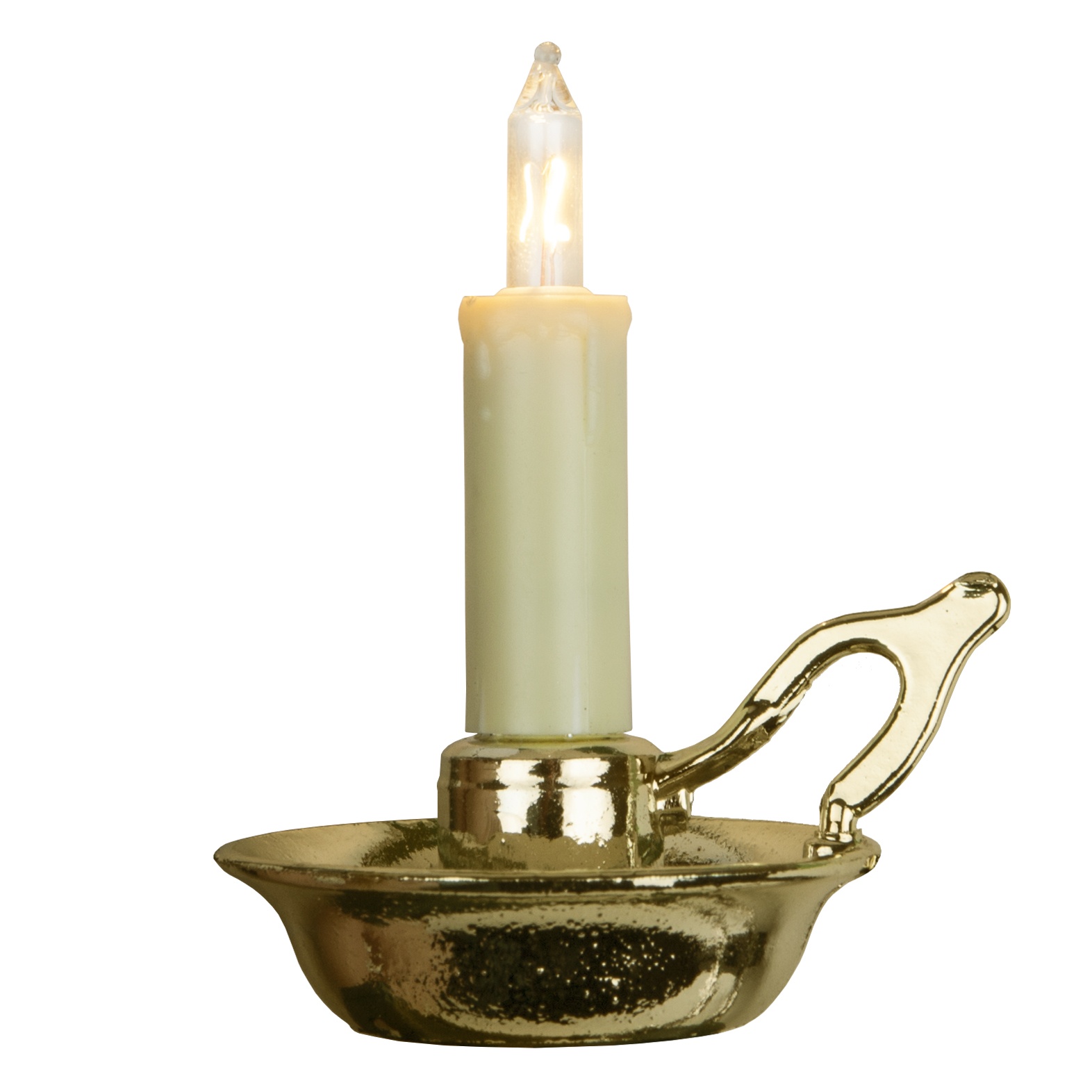 novelty lights 10 count ivory candle bulb with golden dish 10 count string lights