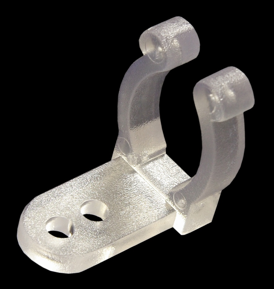 Rope Light 2Wire & 3Wire, Square (1/2" x 1/2"), Mounting Clips, 100 Pcs