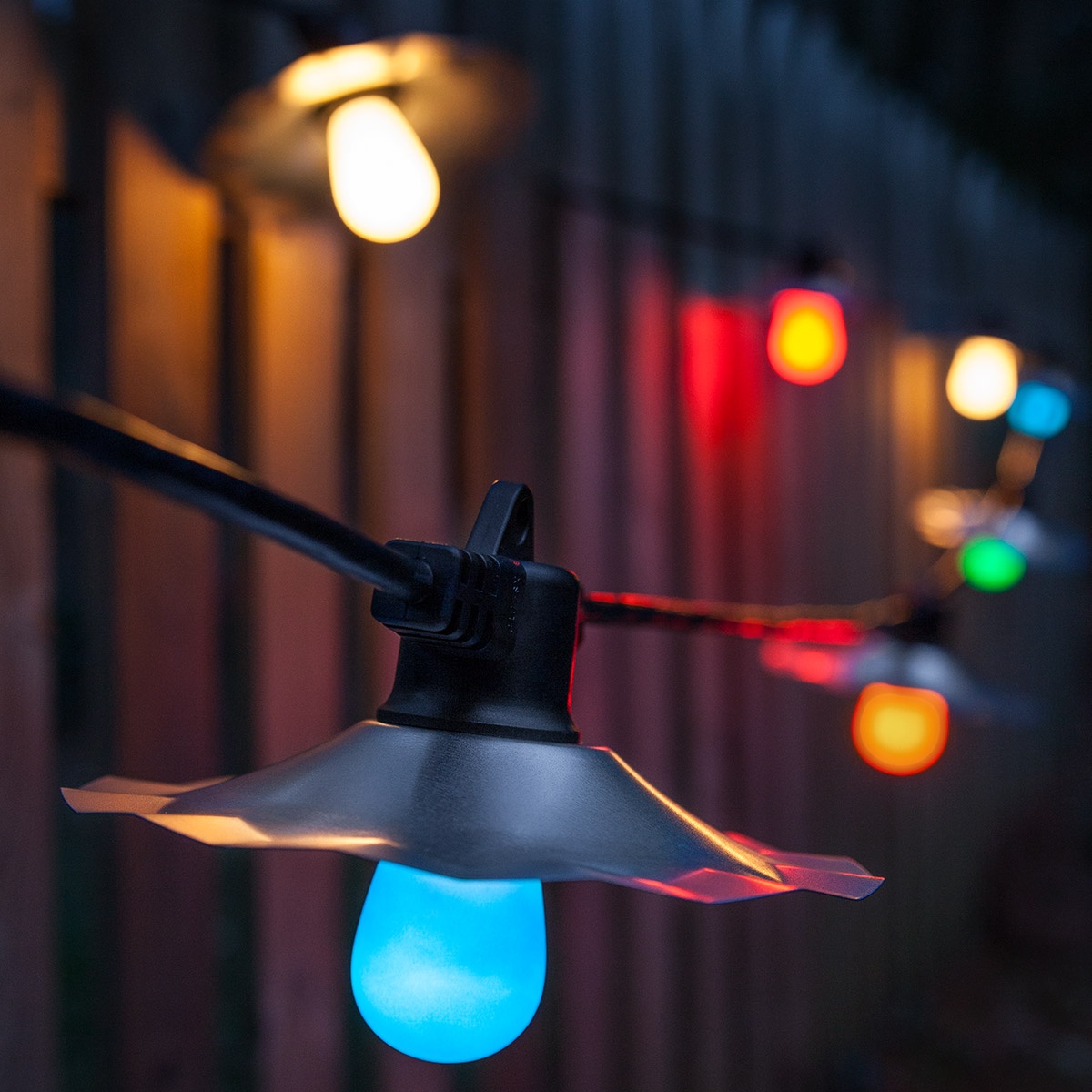 multicolor party lights