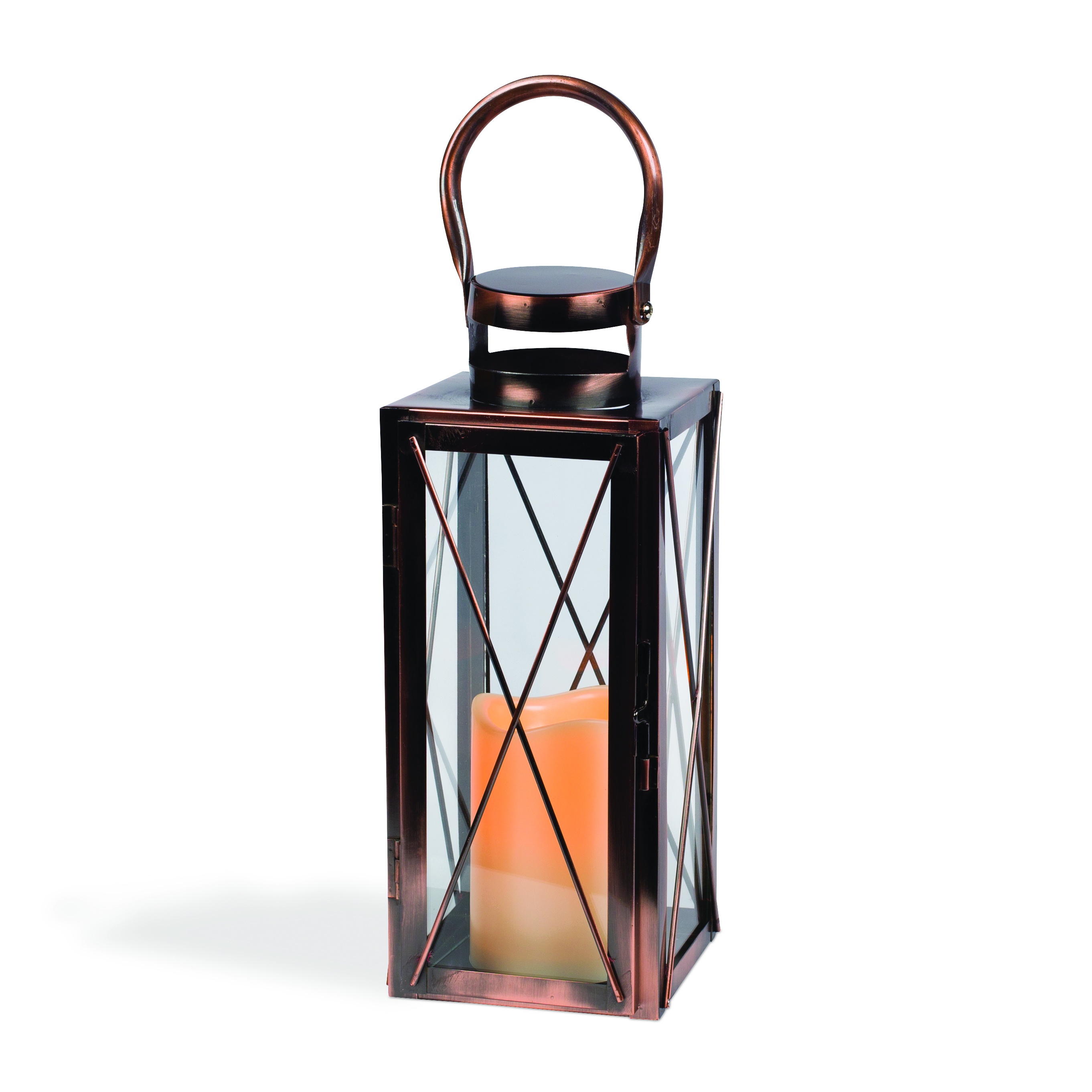 Copper Candle Lantern