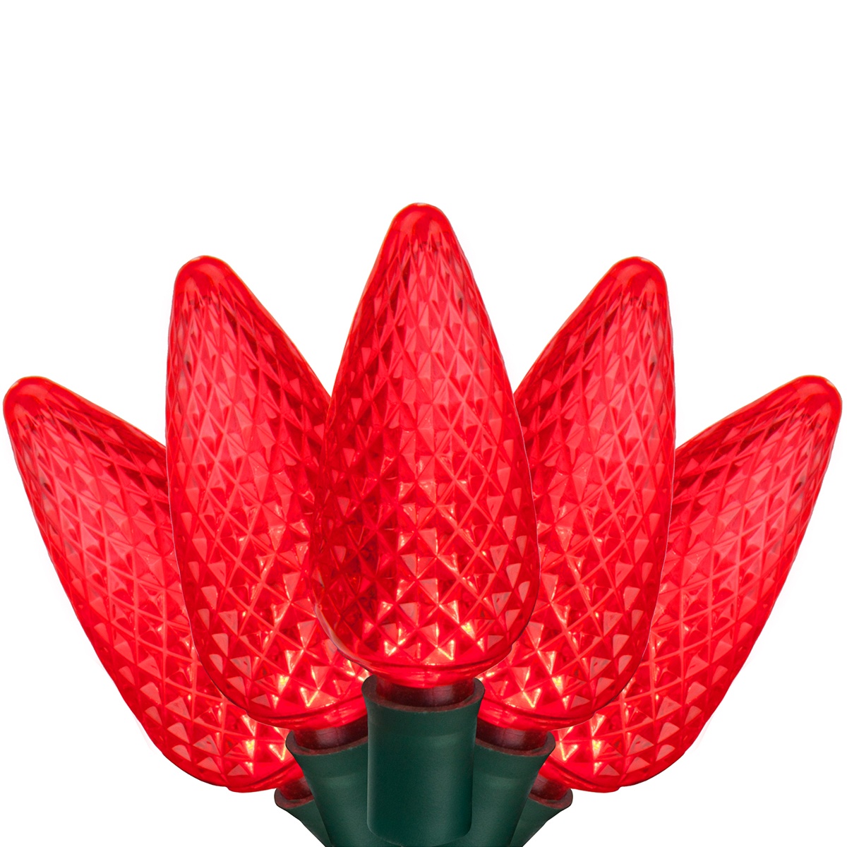 C9 Red LED Christmas Lights
