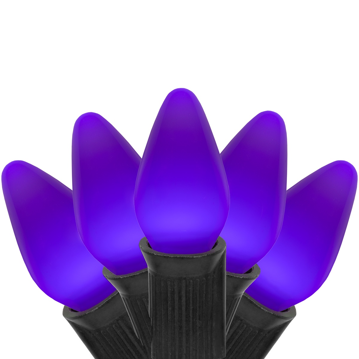 Halloween Lights C7 Purple Smooth Commercial LED Halloween Lights