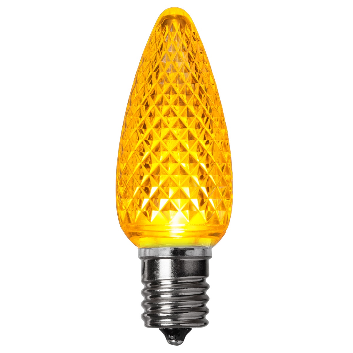 Kringle Traditions TM C9 Gold LED Christmas Light Bulbs