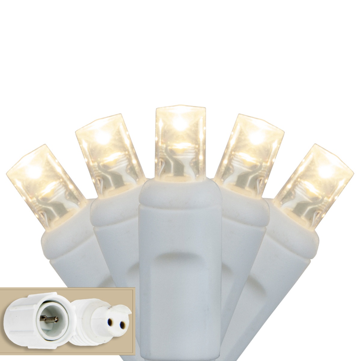 Wide Angle 5MM LED Lights Commercial 25 5mm Warm White LED Christmas