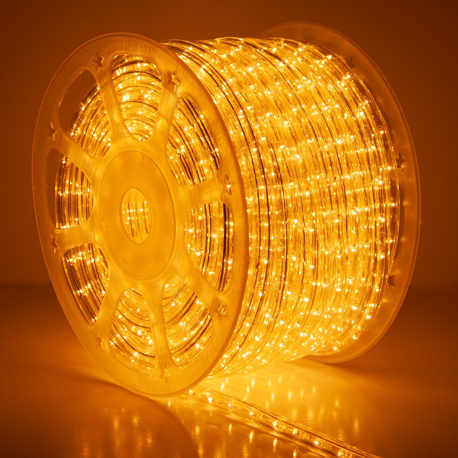 Rope Light 150' Clear Rope Light Commercial Spool, 120 Volt