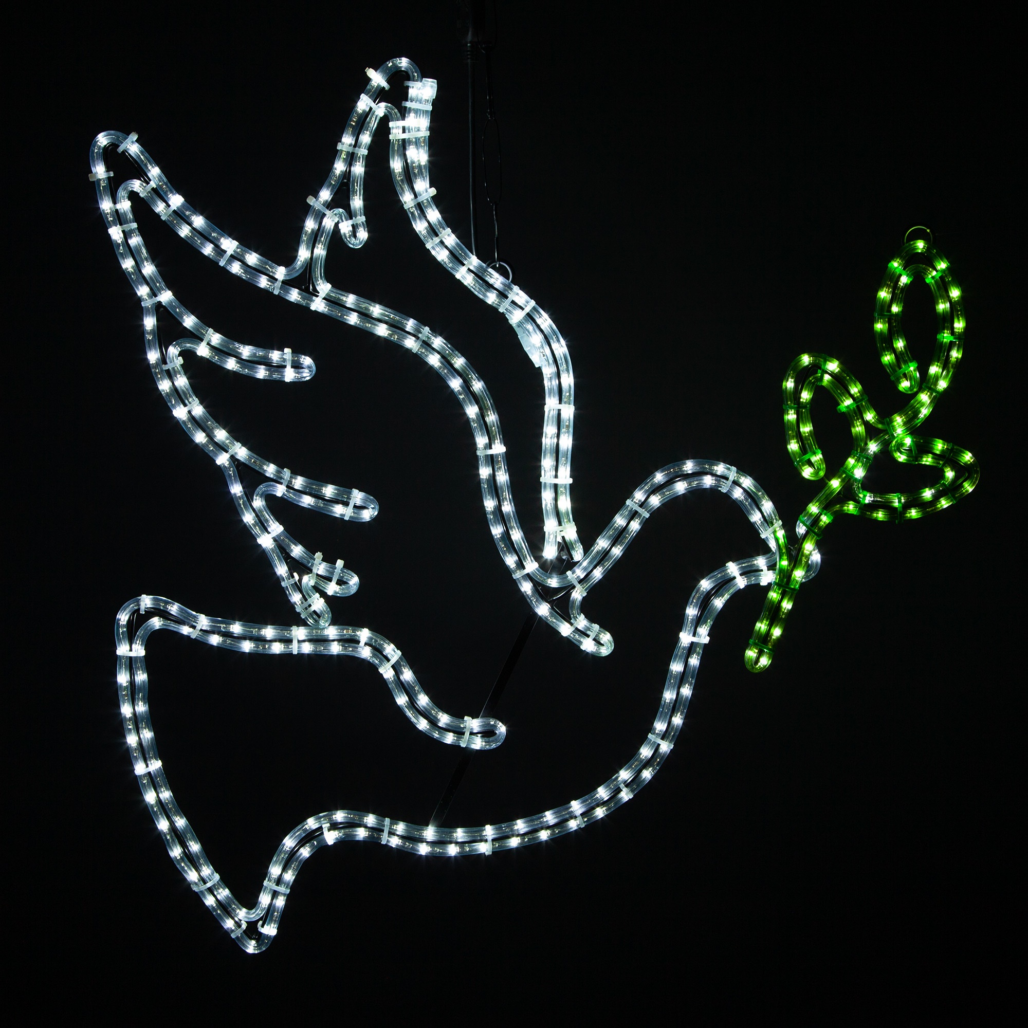 LED Dove With Branch