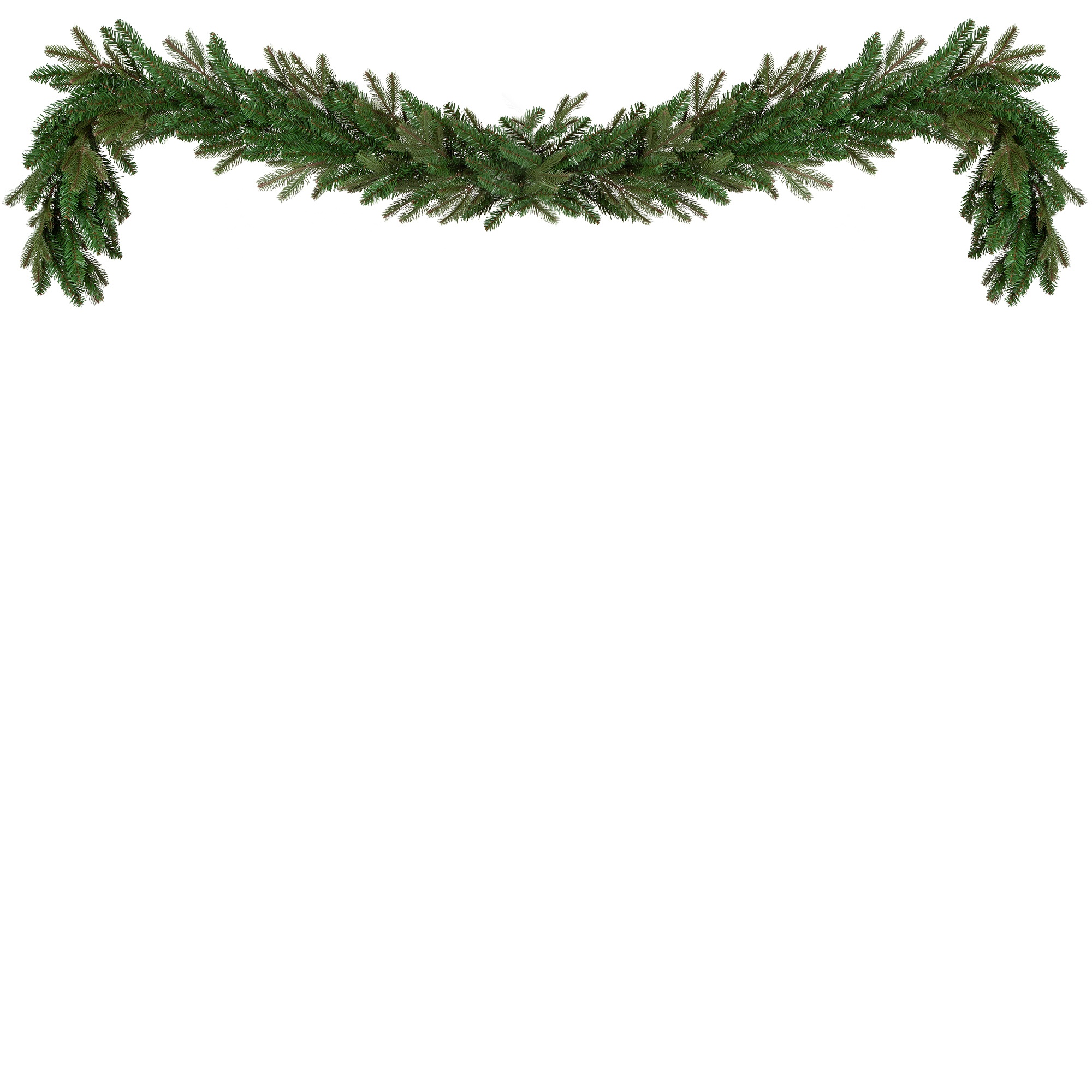 Artificial Christmas Garland Fraser Fir TruTip PE / PVC Unlit