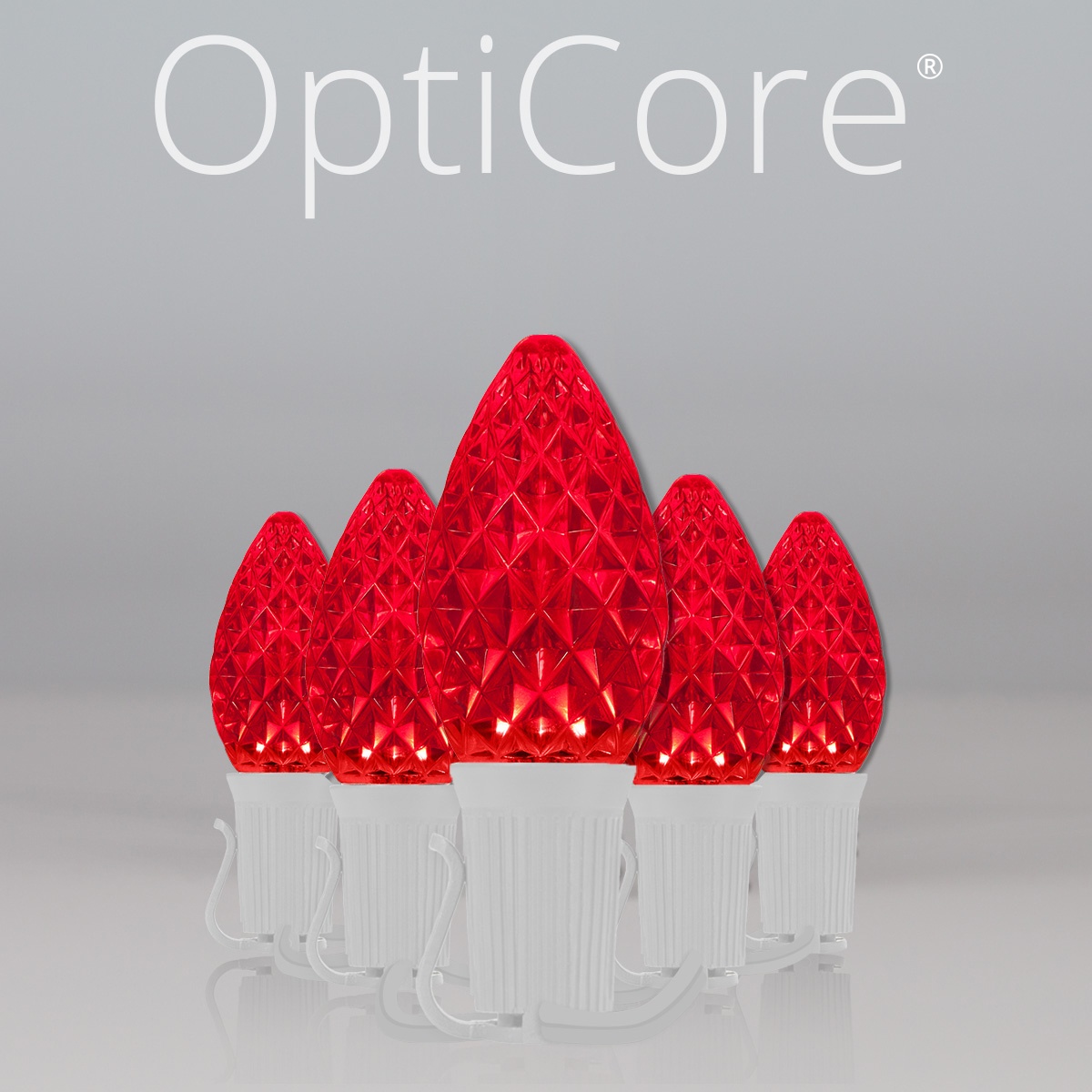 Christmas Lights C7 Red Opticore Commercial LED Christmas Lights