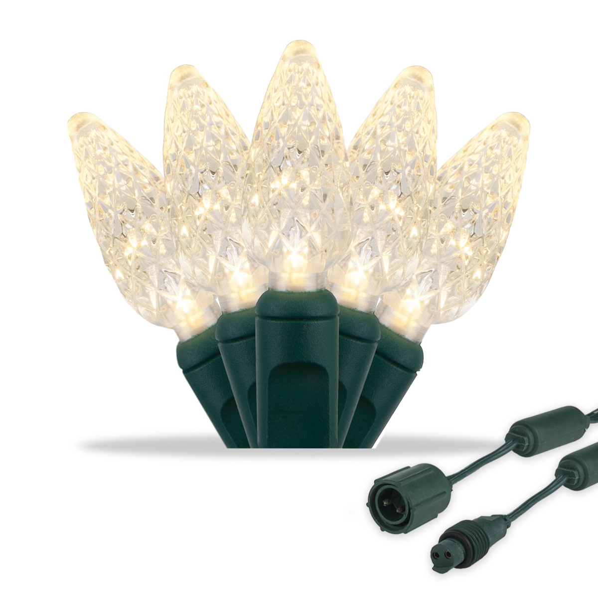 Commercial C6 Warm White LED String Lights