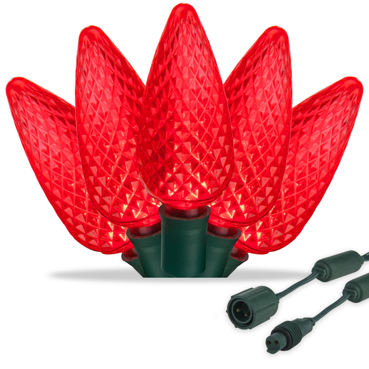 Red C9 Led Christmas Lights 