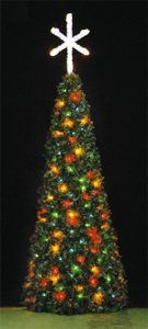 12' Rocky Mountain Pine Tree, C9 Multicolor Lights