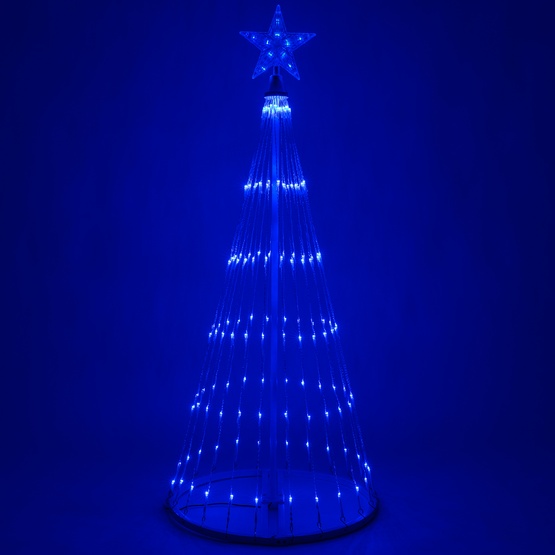 4' Blue LED Animated Lightshow Outdoor Christmas Tree