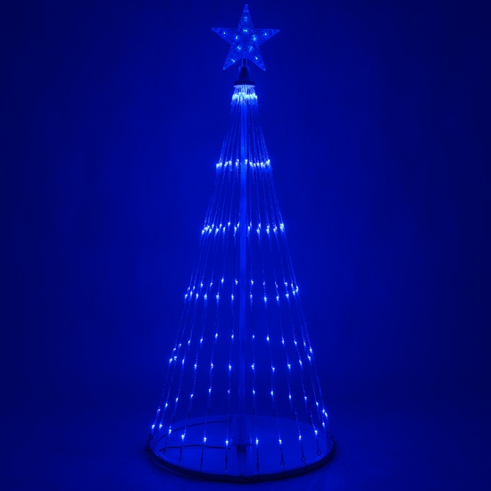4' Blue LED Animated Lightshow Outdoor Christmas Tree