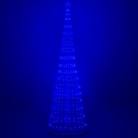 12' Blue LED Animated Lightshow Outdoor Christmas Tree
